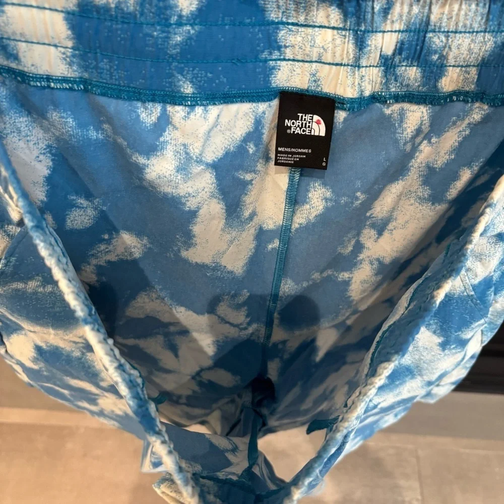 The North Face Mens Pull On Adventure Shorts In Blue, Size L